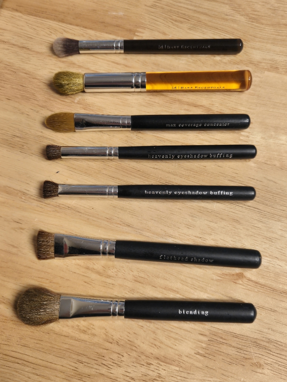 i.d Bare Minerals Bare Escentuals Eye Brushes Set Of 7